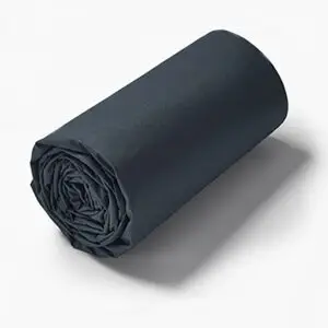 Drap housse percale pierre bleue