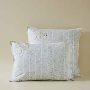 Taie d'oreiller brodée Spitzberg