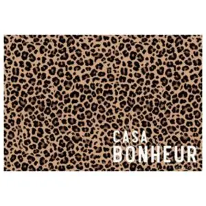 Set de table vinyle léopard