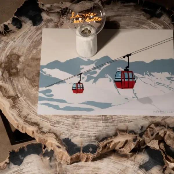 Set de table vinyle FUNICULAIRE – Image 2