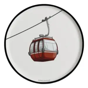 Lot de 6 dessous de verre ronds CABINE