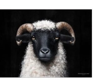 Set de table vinyle mouton CASTEL DEL MONTE