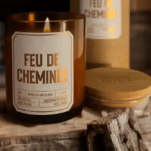 Bougie parfumée FEU DE CHEMINEE