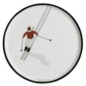 Lot de 6 dessous de verre ronds SKIEUR