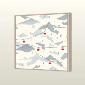 Tableau LES DIABLERETS – Ascension Graphique par Pôdevache