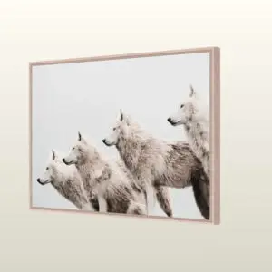 Tableau "Bande de Loups" – L'esprit grégaire par Pôdevache