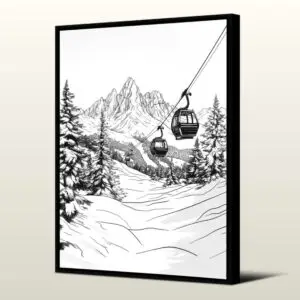 Tableau "MONTAGNE SAN CANDIDO" – Les Dolomites par Pôdevache