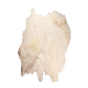Tapis patchwork en peau de mouton Hannibal